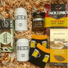 Socks, Beer, Snacks. Classic Guy Gift!